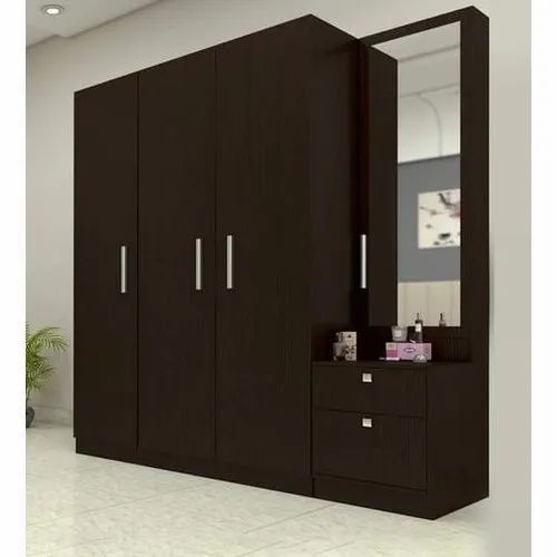 Wooden Wardrobe With Dressing Table Throughout Wardrobes And Dressing Tables (View 10 of 22)