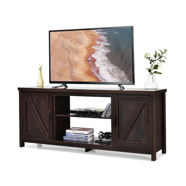 Angeles Home 59 In. Coffee Tv Stand Fits Tv's Up To 65 In (View 11 of 15)