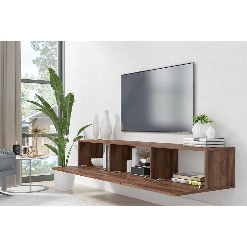 Benjamin Floating Tv Stand – Lifestyle Home Inside Floating Stands For Tvs (View 2 of 15)