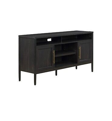 Better Homes & Gardens Oaklee Tv Stand For Tvs Up To 70” Charcoal Finish |  Ebay For Oaklee Tv Stands (View 5 of 15)