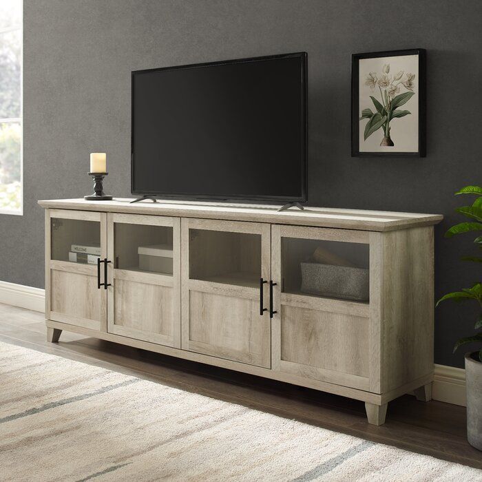 Charlton Home Romain Tv Stand For Tvs Up To 78" | Wayfair | Tv Stand Decor  Living Room, Living Room Tv Stand, Furniture With Romain Stands For Tvs (View 12 of 15)
