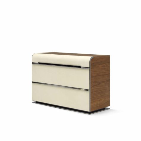 Chest With 3 Drawers In American Walnut Wood, Designedmarco Piva (View 9 of 15)