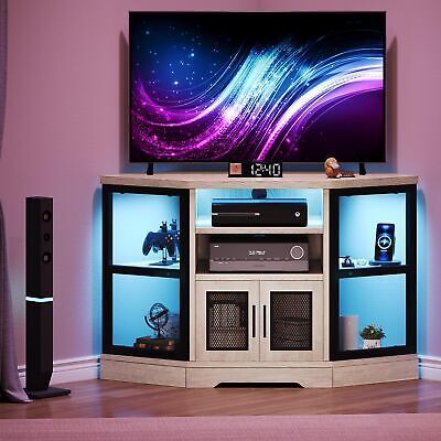 Featured Photo of 15 Best Tv Stands with Led Lights & Power Outlet