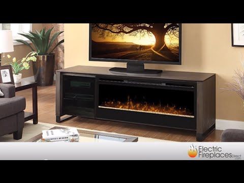 Electric Fireplace Media Center | Fireplace Tv Stand – Youtube With Regard To Modern Fireplace Tv Stands (View 12 of 15)