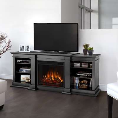 Electric Fireplace Tv Stands & Entertainment Centers – Real Flame® Inside Tv Stands With Electric Fireplace (View 9 of 15)