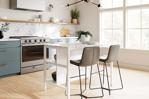 House & Home – 12 Freestanding Tables That Will Add Style, Storage And Prep  Space To Your Kitchen Inside Freestanding Tables With Drawers (View 2 of 15)