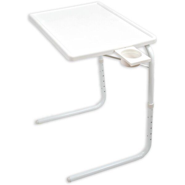 Inbox Zero Girton Tray Table & Reviews | Wayfair Intended For Foldable Portable Adjustable Tv Stands (View 12 of 15)