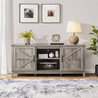 Laurel Foundry Modern Farmhouse Jamilee Tv Stand For Tvs Up To 65" &  Reviews | Wayfair With Farmhouse Stands For Tvs (View 10 of 15)