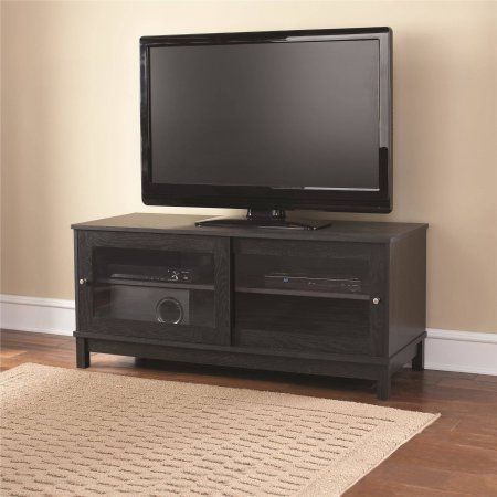Mainstays Entertainment Center Bundle For Tvs Up To 55", Multiple Finishes  | Flat Screen Tv Stand, Living Room Tv Stand, Tv Stand Console Regarding Romain Stands For Tvs (Photo 9 of 15)