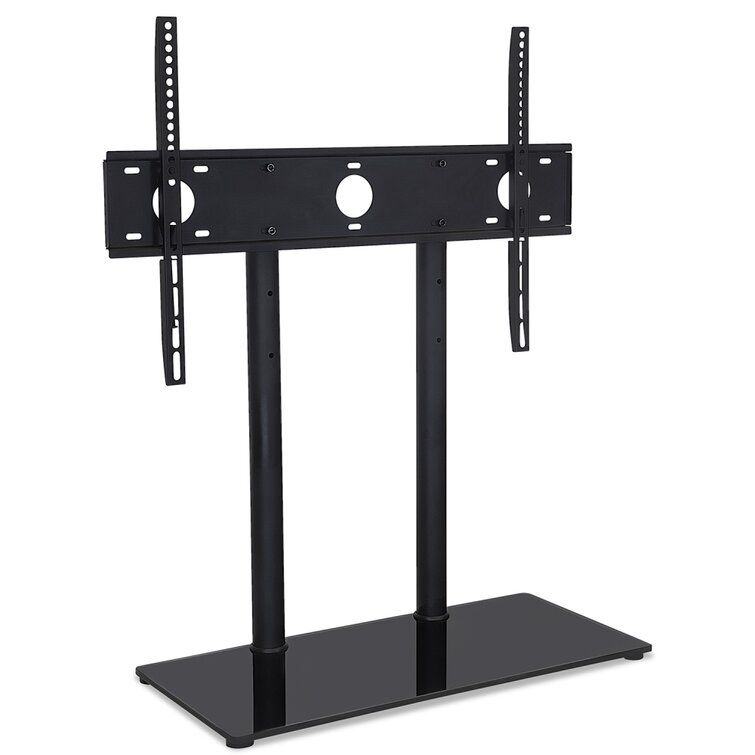 Mount It Universal Tabletop Tv Stand And Av Media Fixed Desktop Mount Fits  32" – 55" Lcd/led/plasma & Reviews | Wayfair With Regard To Universal Tabletop Tv Stands (Photo 12 of 15)