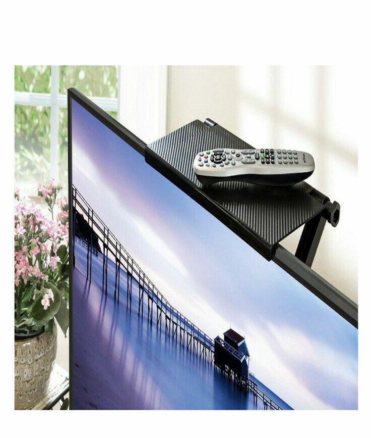 Screen Caddy Monitor And Tv Top Shelf – Space Saver 13.4” X 6.5” – As Seen  On Tv | Ebay Throughout Top Shelf Mount Tv Stands (Photo 9 of 15)