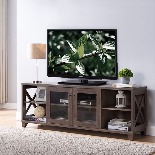 Tv Stands & Media | Toponeware Intended For Tv Stands With 2 Doors And 2 Open Shelves (View 8 of 15)