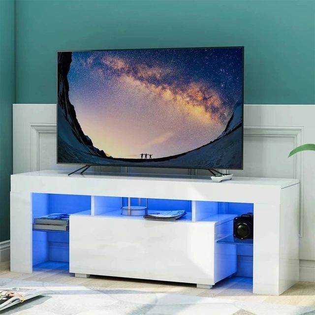 Tv Stands Storage Cabinets | Modern Furniture Tv Stands | Tv Stands Living  Room – Led Tv – Aliexpress Inside Tv Stands With Lights (Photo 14 of 15)