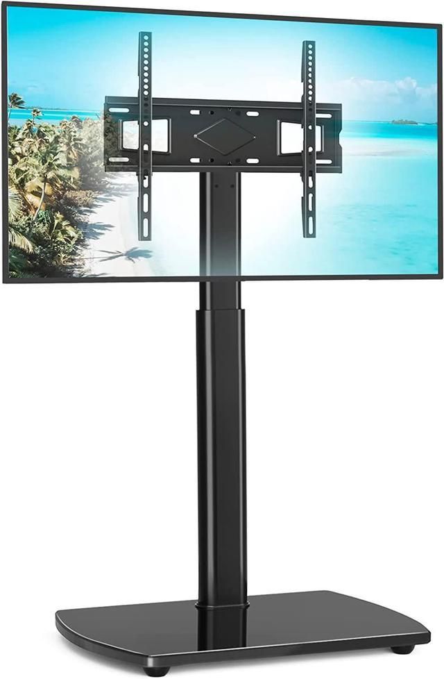 Universal Floor Tv Stand With Mount Swivel And Height Adjustable For Most  26 To 65 Inch Within Universal Floor Tv Stands (View 10 of 15)