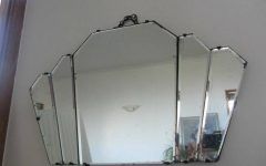 20 Collection of Art Deco Frameless Mirrors