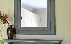White Wall Mirrors with Hooks