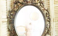 30 Inspirations Shabby Chic Gold Mirrors