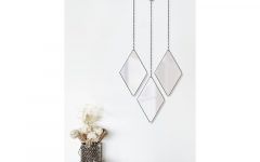 3 Piece Dima Hanging Modern & Contemporary Mirror Sets