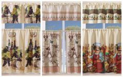 The 30 Best Collection of Grace Cinnabar 5-piece Curtain Tier and Swag Sets