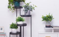 15 The Best Four-tier Metal Plant Stands