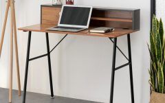 Natural and White 1-drawer Writing Desks