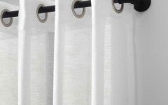 Archaeo Slub Textured Linen Blend Grommet Top Curtains