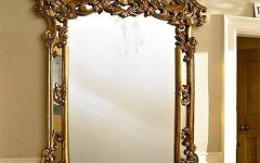 Large Gold Ornate Mirrors