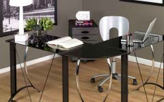 15 Inspirations White and Black Office Desks