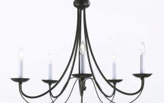 12 Ideas of Wrought Iron Chandeliers