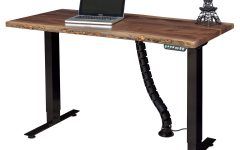 15 Photos Walnut Adjustable Stand-up Desks