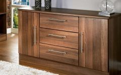 The 20 Best Collection of Walnut Finish 2-door/3-drawer Sideboards