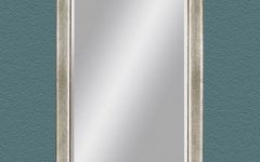 Glam Silver Leaf Beaded Wall Mirrors