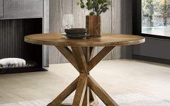 15 Inspirations Wood and Dark Bronze Criss-cross Desks