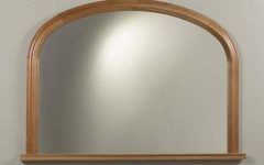 Wooden Overmantle Mirrors