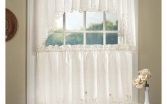 Cotton Lace 5-piece Window Tier and Swag Sets