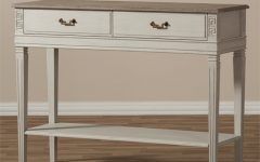 20 Collection of Oceanside White-washed Console Tables