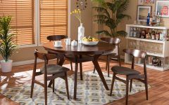 The 20 Best Collection of Baxton Studio Keitaro 5 Piece Dining Sets