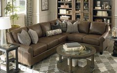 2024 Latest Leather L Shaped Sectional Sofas