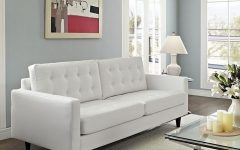 2024 Popular White Leather Sofas