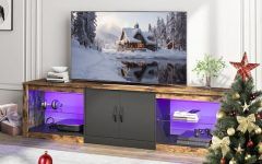 15 Photos Bestier Tv Stand for Tvs Up to 75"