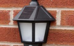 Pir Solar Outdoor Wall Lights