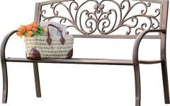 20 Inspirations Blooming Iron Garden Benches