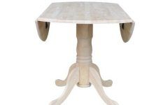 20 Collection of Rubberwood Solid Wood Pedestal Dining Tables