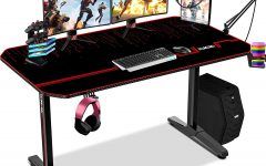 15 Inspirations Gaming Desks with Built-in Outlets