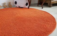 15 Best Collection of Orange Round Rugs