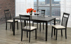 2024 Latest Cappuccino Finish Wood Classic Casual Dining Tables