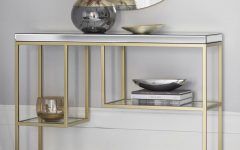 Top 20 of Metallic Gold Modern Console Tables