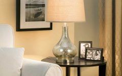 Glass Living Room Table Lamps