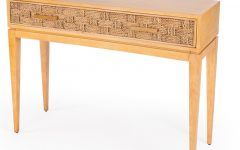 20 The Best Light Natural Drum Console Tables