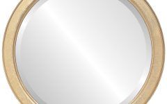 Gold Rounded Edge Mirrors